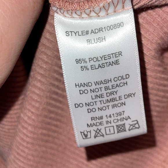 NEW ASTR The Label Blush Pink Hoo & Eye Corset Bodycon Long Sleeve Mini Dress XS - Picture 8 of 10